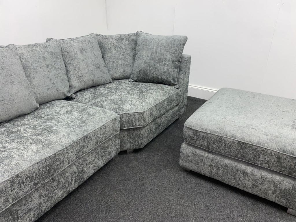 Lawrie Grey U - Shape Corner Sofa Sofas