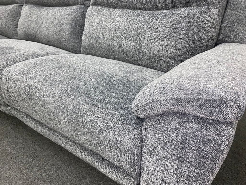 Dfs Wren Charcoal Fabric Electric / Power Reclining Sectional Modular Corner Sofa Suite