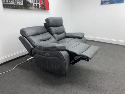 Limited Time Offer! New Vinson Express Smart Tech 2 Seater Fabric Power Recliner Sofa Sofas