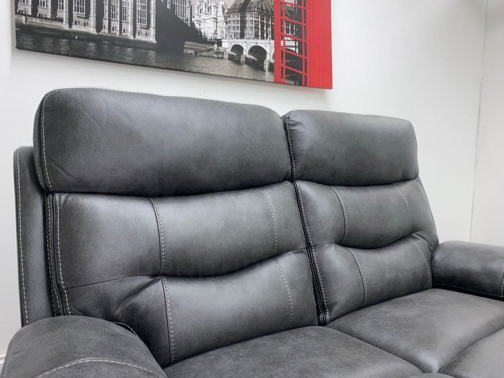 Limited Time Offer! New Vinson Express Smart Tech 2 Seater Fabric Power Recliner Sofa Sofas