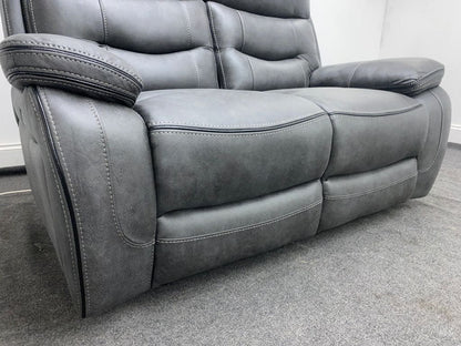 Limited Time Offer! New Vinson Express Smart Tech 2 Seater Fabric Power Recliner Sofa Sofas