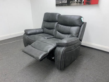 Limited Time Offer! New Vinson Express Smart Tech 2 Seater Fabric Power Recliner Sofa Sofas