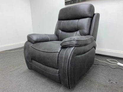 Limited Time Offer! New Vinson Express Smart Tech Armchair Fabric Power Recliner 1 Seater Sofa Sofas