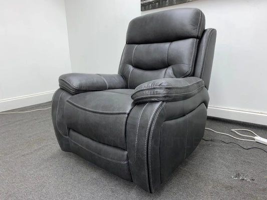 Limited Time Offer! New Vinson Express Smart Tech Armchair Fabric Power Recliner 1 Seater Sofa Sofas