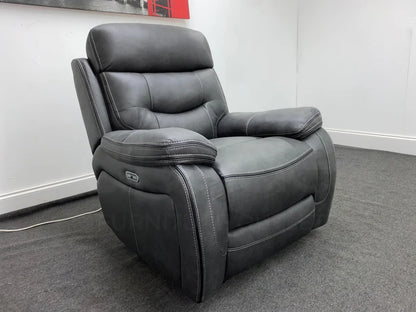 Limited Time Offer! New Vinson Express Smart Tech Armchair Fabric Power Recliner 1 Seater Sofa Sofas