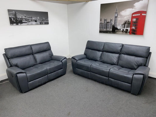 Ronan Electric Recliner 3 Seater + 2 Sofa Set Sofas