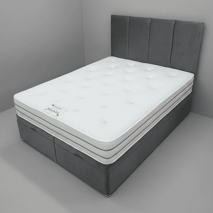 Rald 1000 Pocket Sprung Mattress & Divan Bed Package - Available In 3ft Single, 4'6ft Double or 5ft King