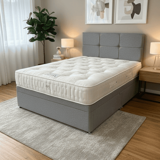 Flexo - Ortho Sprung Extra Firm Mattress & Divan Bed Package - Available In 3ft Single, 4'6ft Double or 5ft King