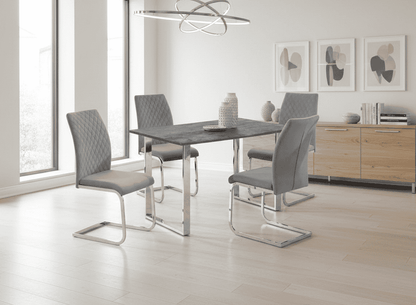 TKYO 1.2m Slate Effect Dining Table | Table Only